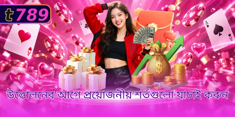 উত্তোলনের আগে প্রয়োজনীয় শর্তগুলো যাচাই করুন