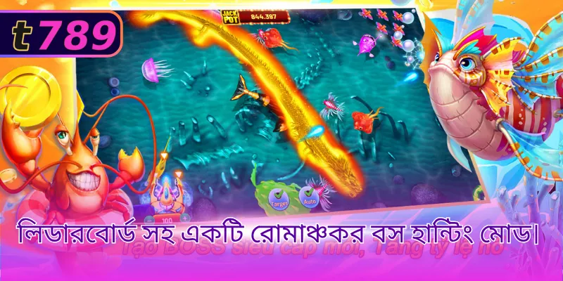 লিডারবোর্ড সহ একটি রোমাঞ্চকর বস হান্টিং মোড।