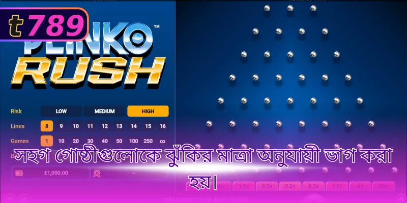 সহগ গোষ্ঠীগুলোকে ঝুঁকির মাত্রা অনুযায়ী ভাগ করা হয়।