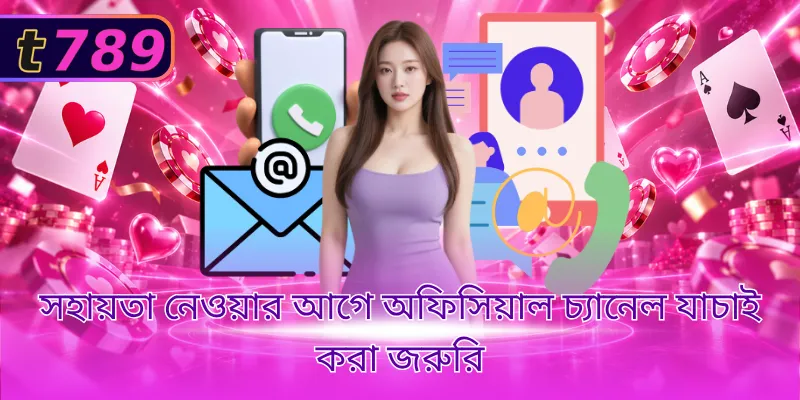 সহায়তা নেওয়ার আগে অফিসিয়াল চ্যানেল যাচাই করা জরুরি